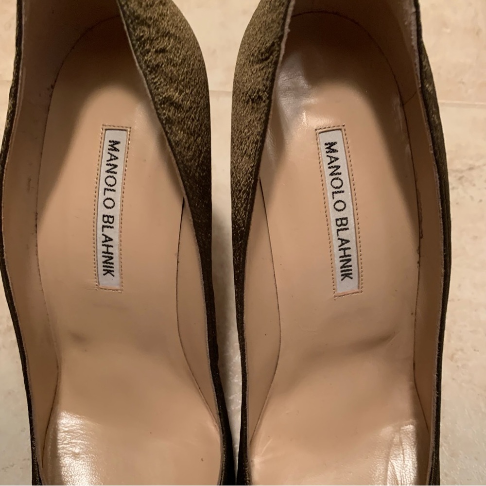 Manolo Blahnik Heels Shoes Size:11.5 - Picture 2 of 5